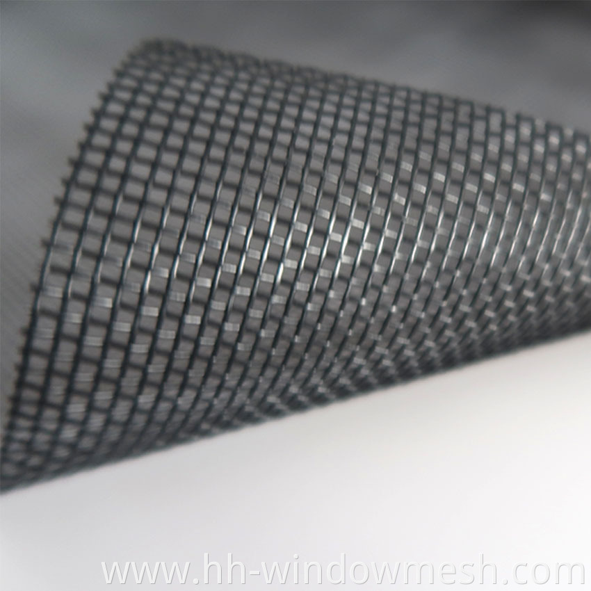 15*11 PVC coated polyester yarn black color pet screen safety protection